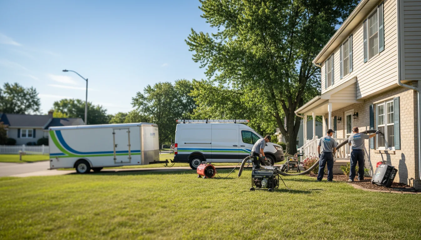 Flooded Basement Restoration And Cleanup With Repair in Davenport, ND near me